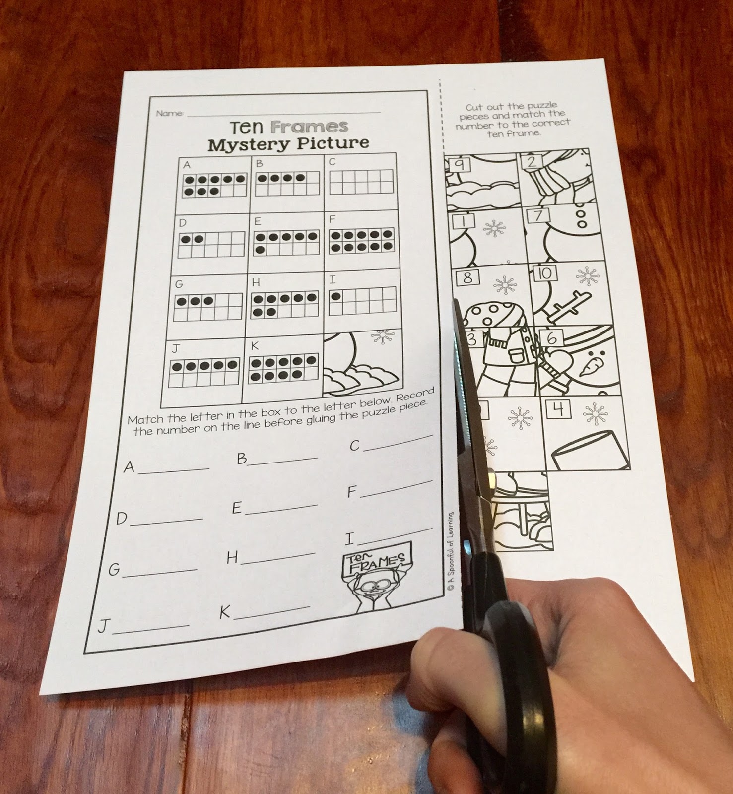 Winter Mystery Puzzles FREEBIE! Learn how to Solve puzzle