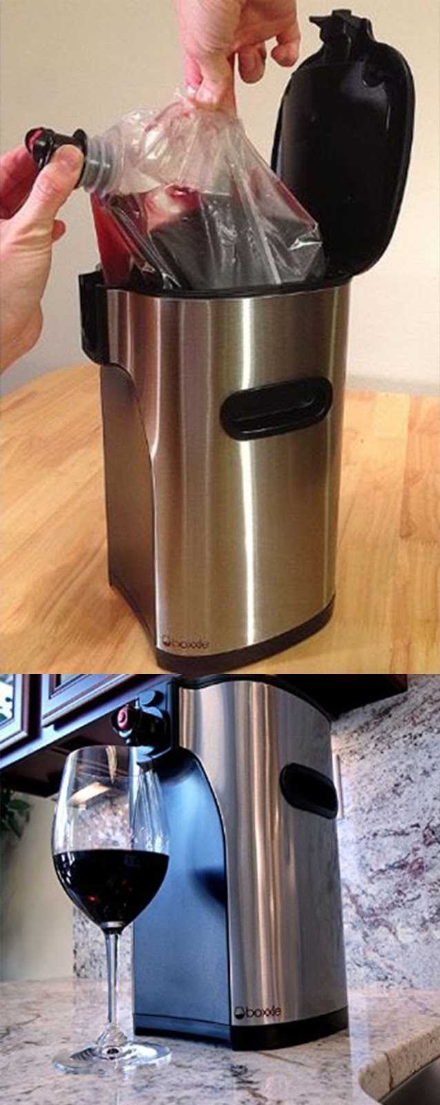 Boxed wine dispenser…for a classier boxed wine D