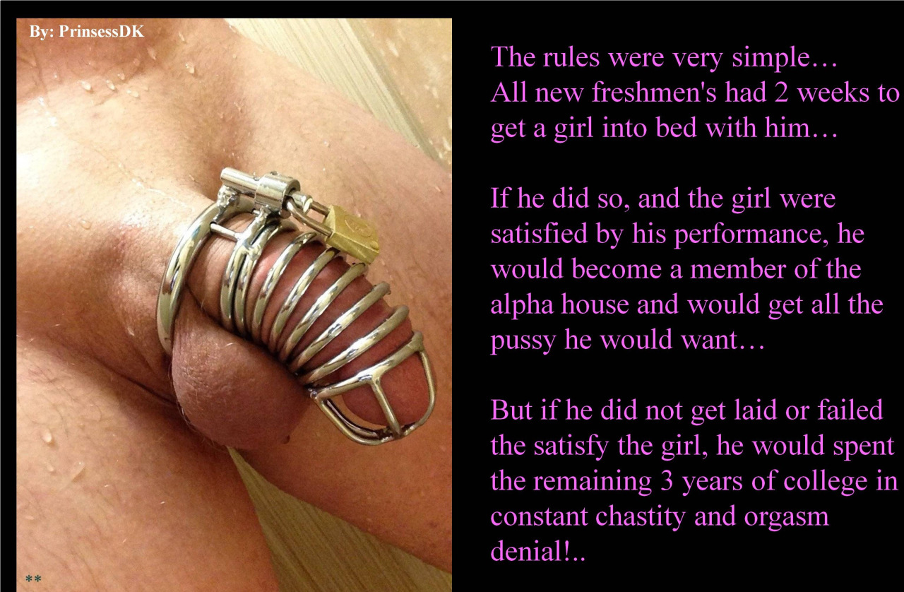 Slave in chastity: CAPTIONS Vll.