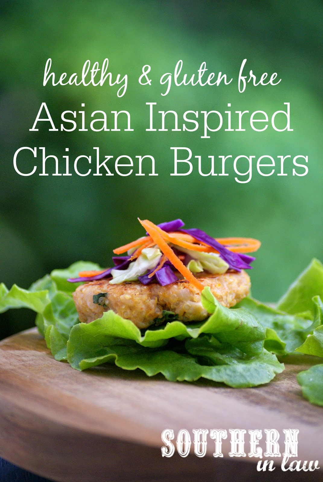 Southern In Law Recipe Asian Inspired Chicken Burgers