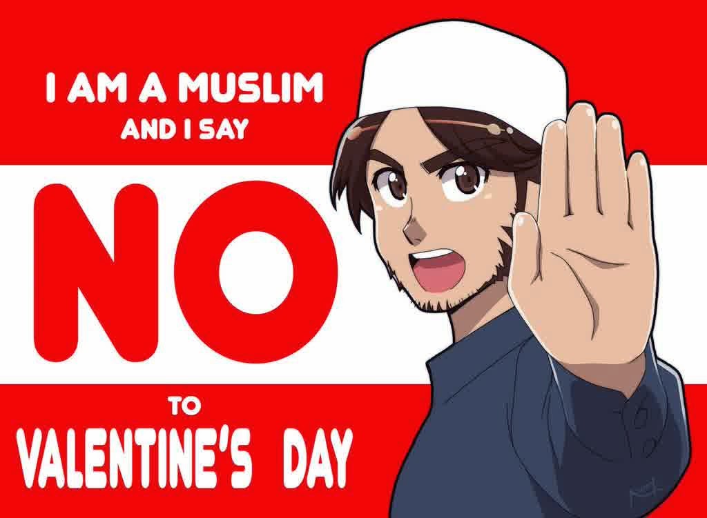 I Say No to Valentine's Day www.guntara.com