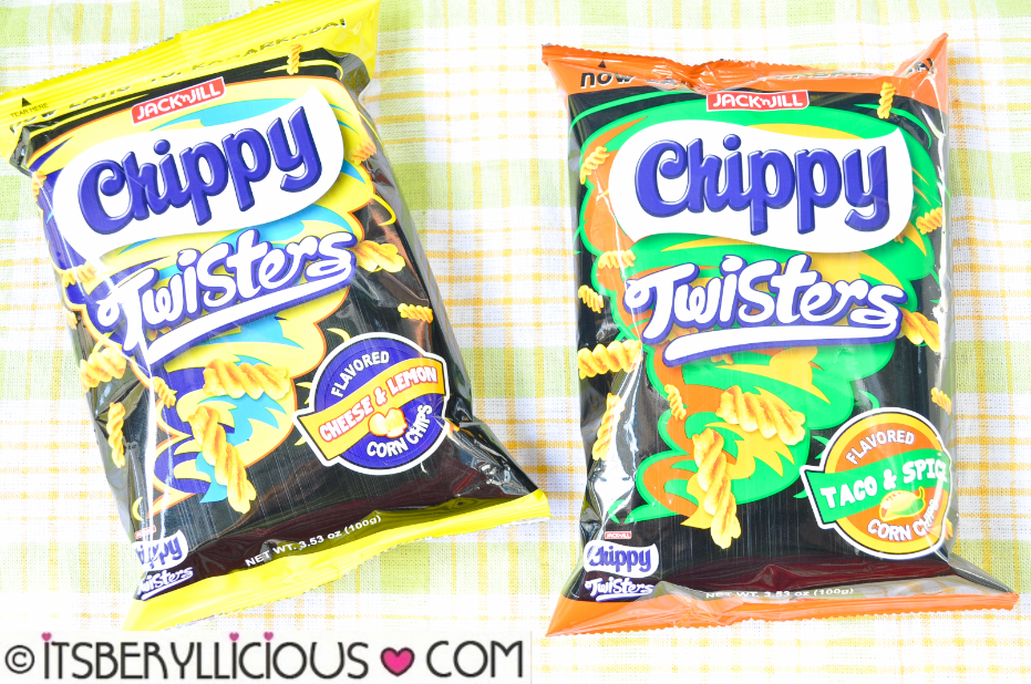 Jack 'n Jill All New Chippy Twisters in Taco & Spice and Cheese & Lemon