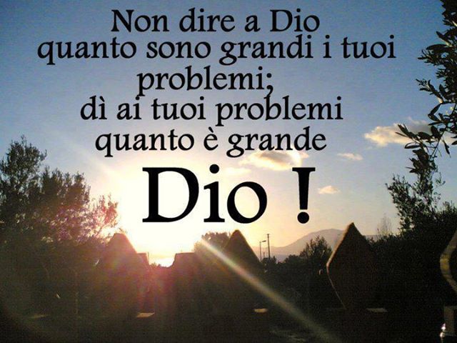 Gruppo Famiglia Non dire a Dio quanto sono grandi i tuoi problemi di