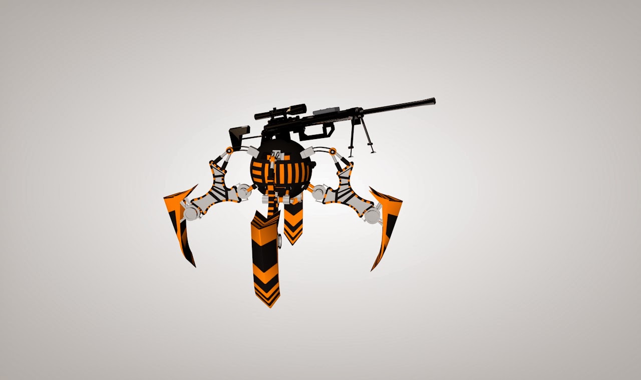 3D Printed Remote Control Sniper Rifle