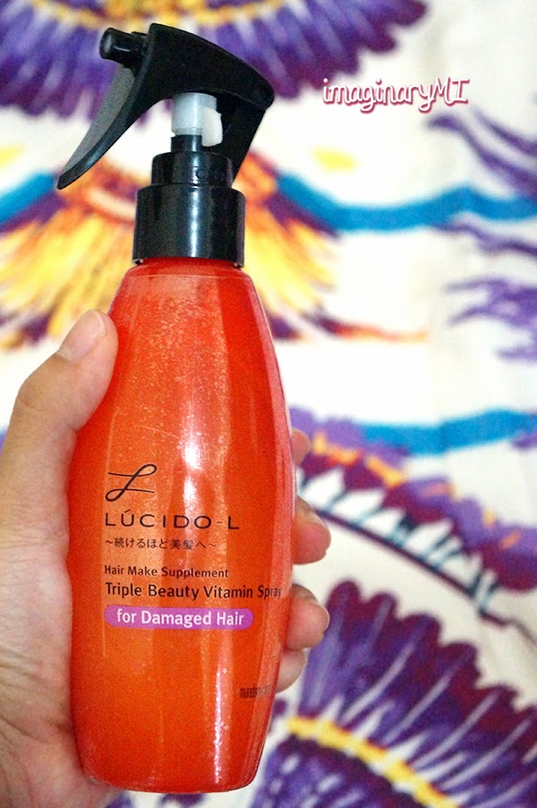 REVIEW Lucido L Triple Beauty Vitamin Spray for Damaged Hair