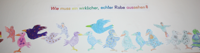 Malvorlage als die raben noch bunt waren information