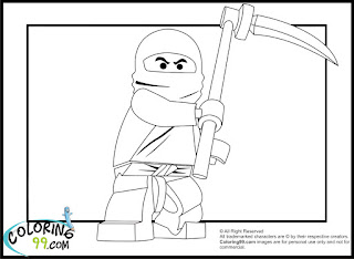 lego ninjago cole coloring pages
