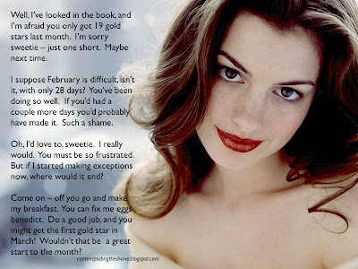 Anne Hathaway... perfection, isn't she?
