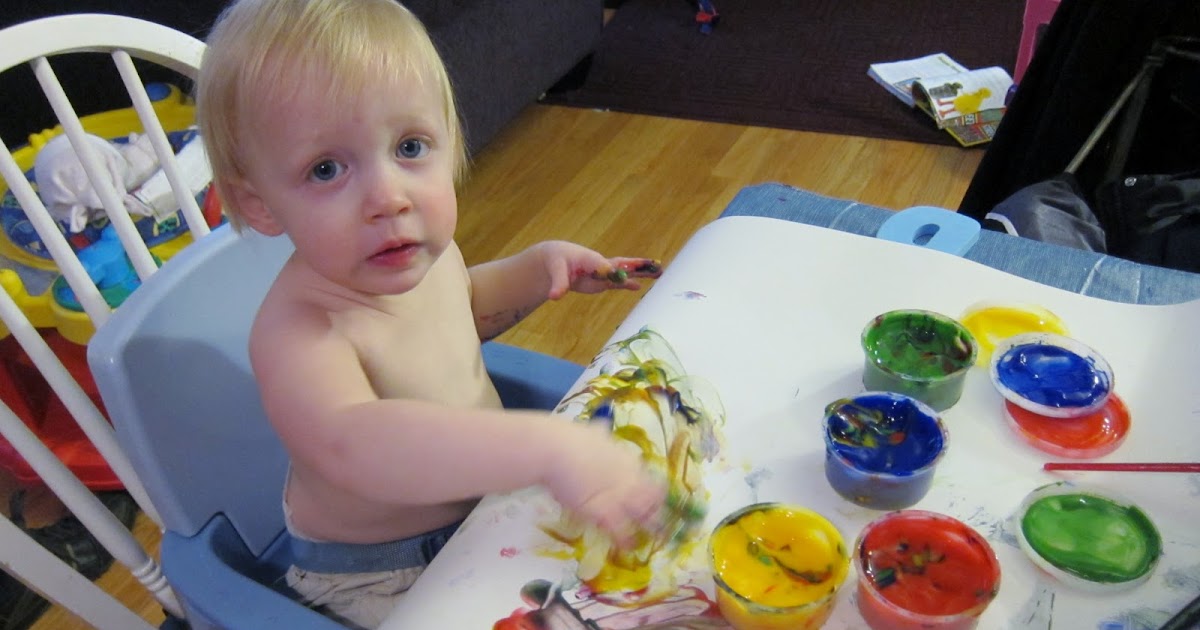 Art is Basic Art Teacher Blog My 18 month old painting