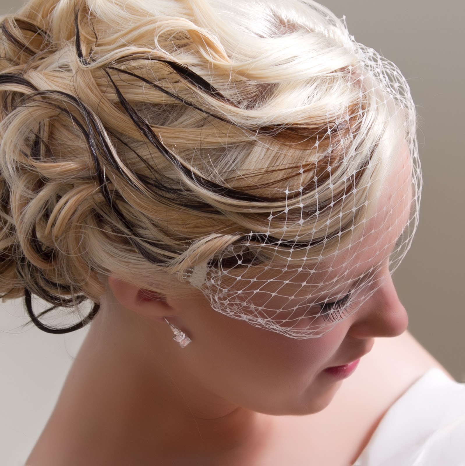 Love That Bridal Birdcage Veil