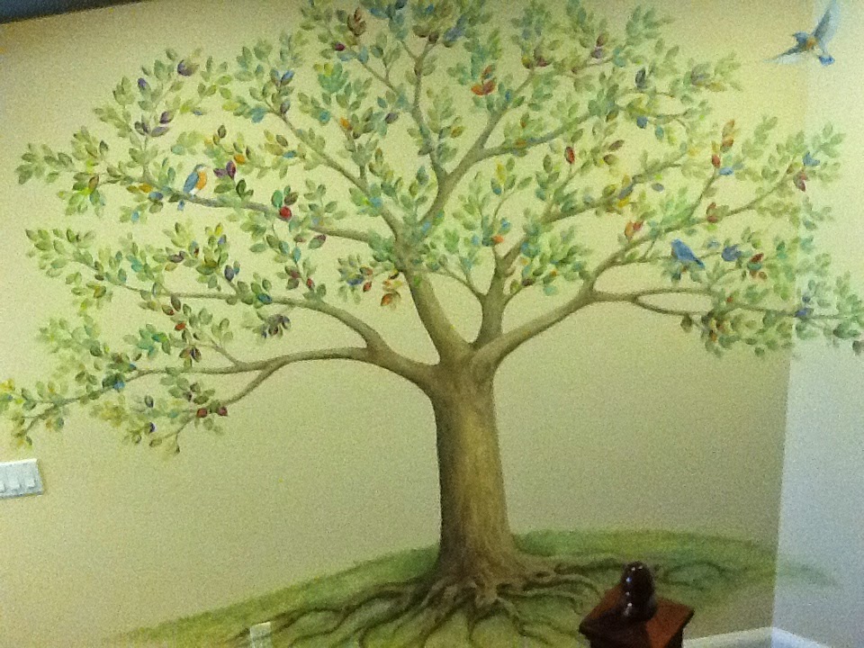 A Painted Diary Family Tree Mural