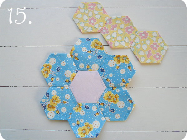 barbara.wilder: Grandmothers Flower Garden Quilt Anleitung Teil 3