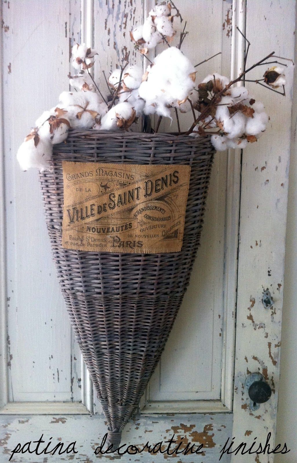 Paint Stuck Under My Fingernails French Baskets created with CHALK