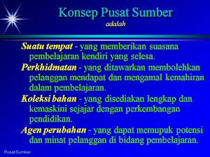 KONSEP PUSAT SUMBER SEKOLAH