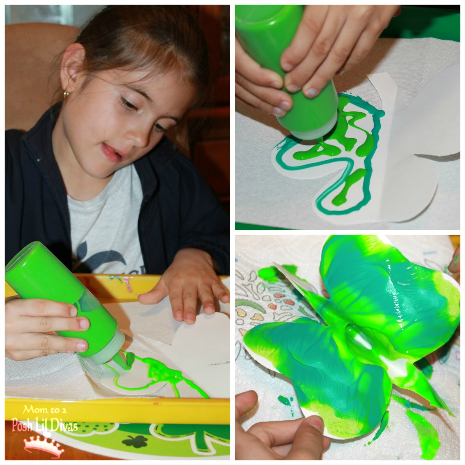 Once the Lil Divas were happy with the paint application, they closed