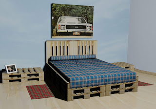 10 ideias de cabeceiras de cama com paletes de madeira reciclados