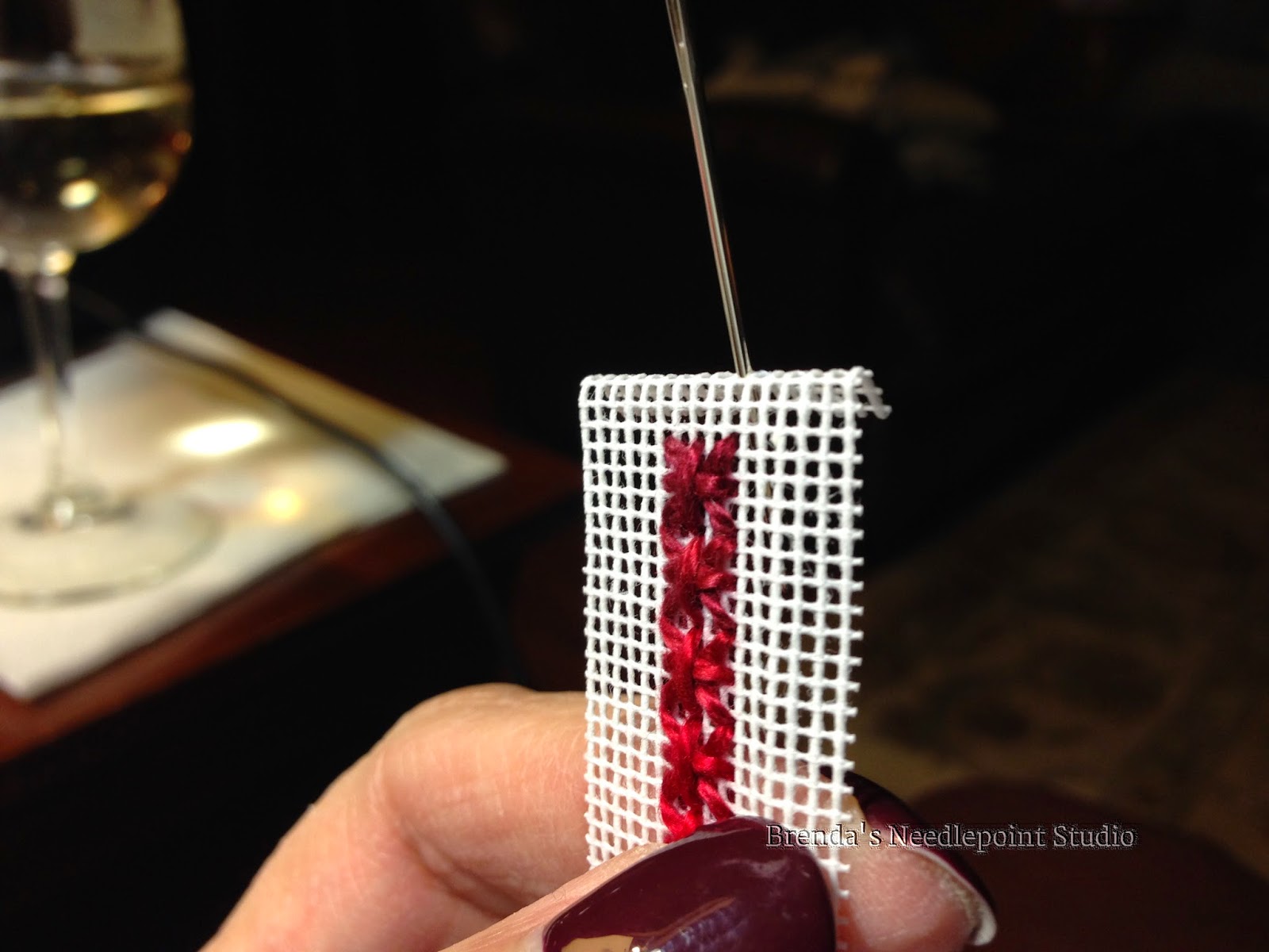 Brenda's Needlepoint Studio Paper Clips Embellished 6/2/15