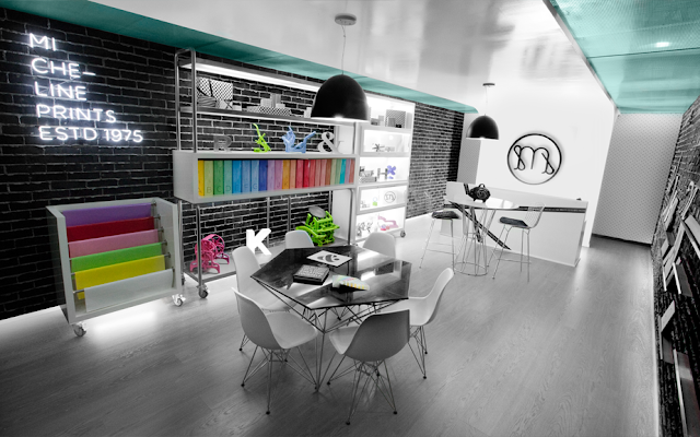 Retail Interior Design Micheline Printing Boutique