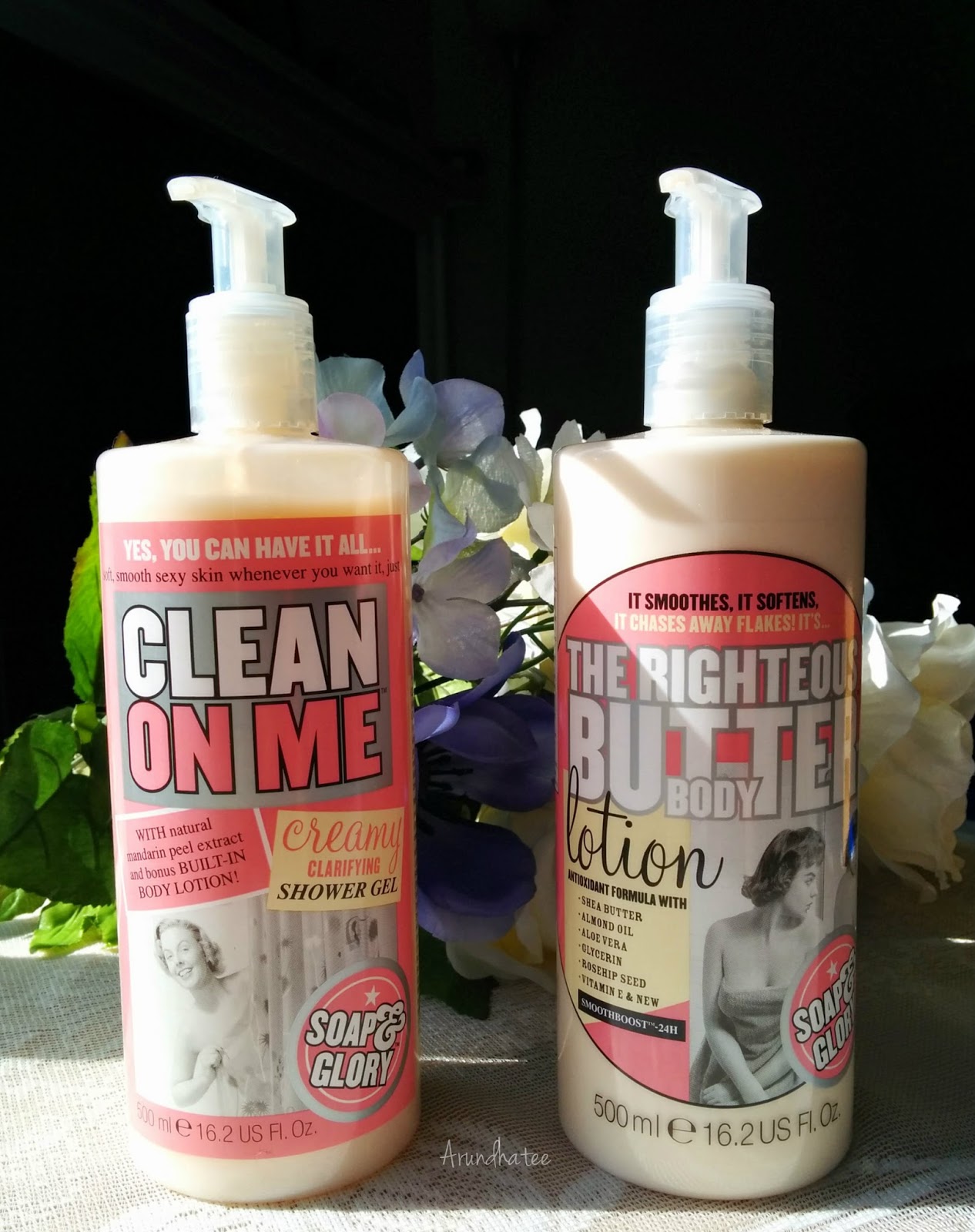 Discovering me Soap & Glory "The Righteous Butter Body Lotion" and