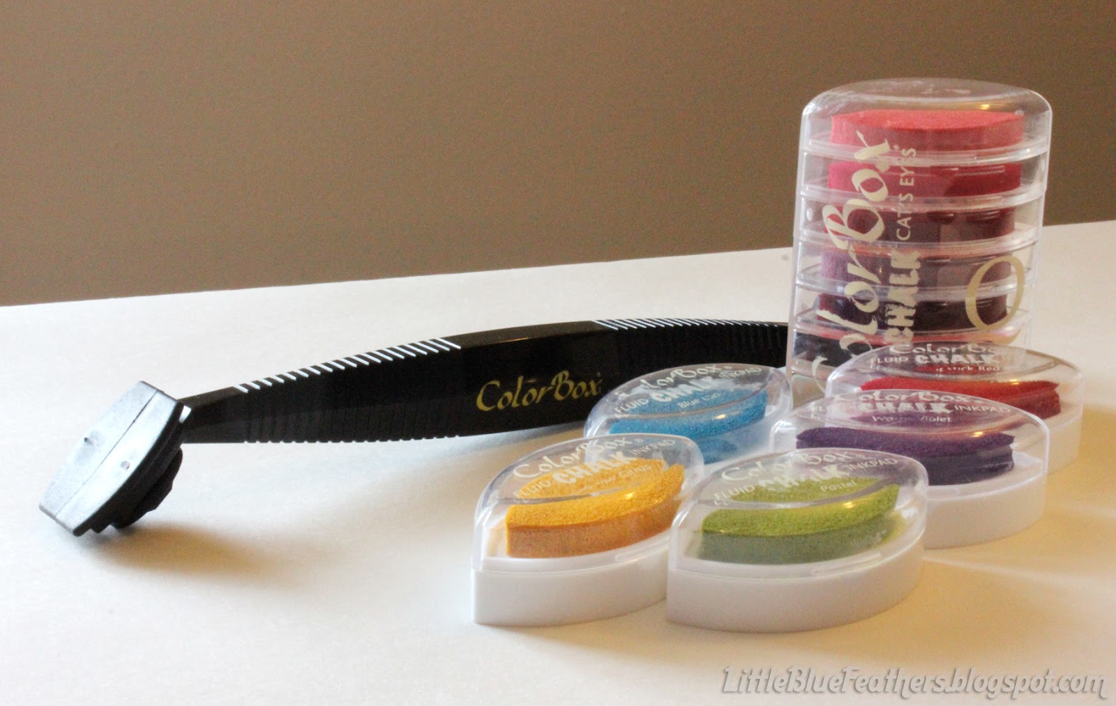 Little Blue Feathers DIY Distressed Colored Book Pages