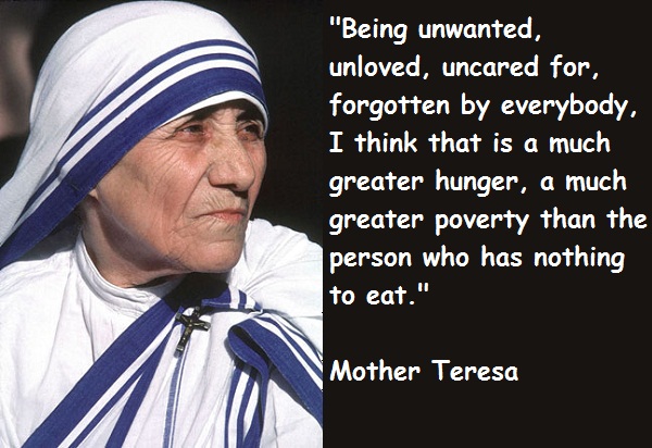 Activating Thoughts: Great Thoughts And Quotes by Mother Teresa
