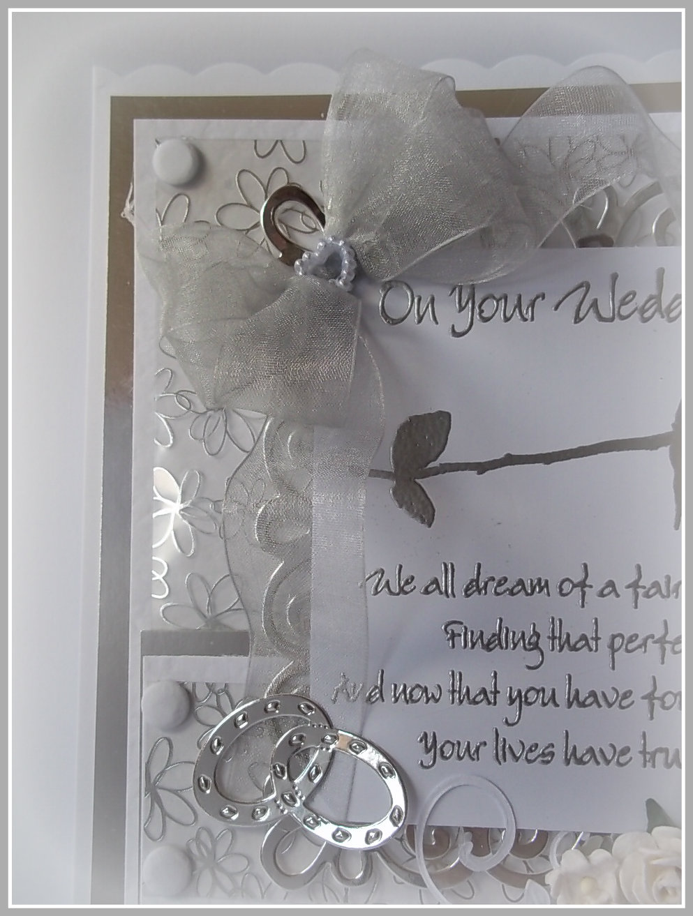 CraftDee BowZ A wedding card