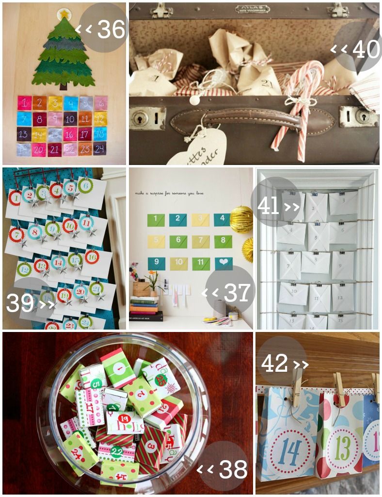 Trina Cress Grow life. 49 Advent Calendars a roundup of diy