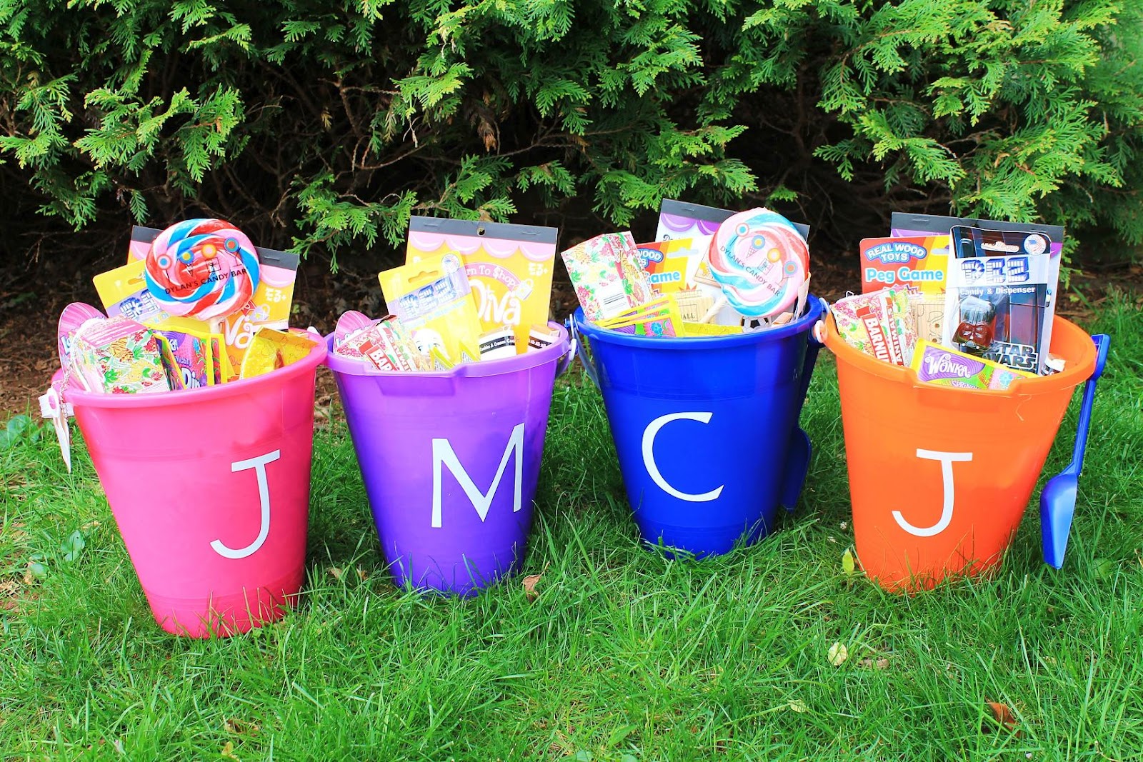 Maryland Pink and Green Preppy Easter Pails
