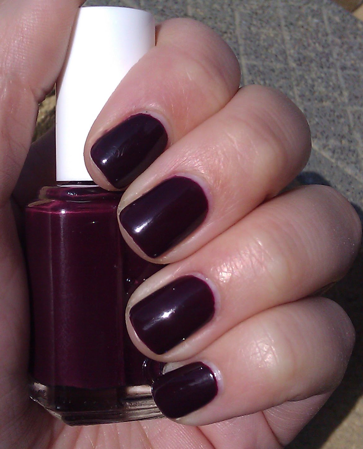 Polish or Perish Perfectly Plum Essie Sole Mate
