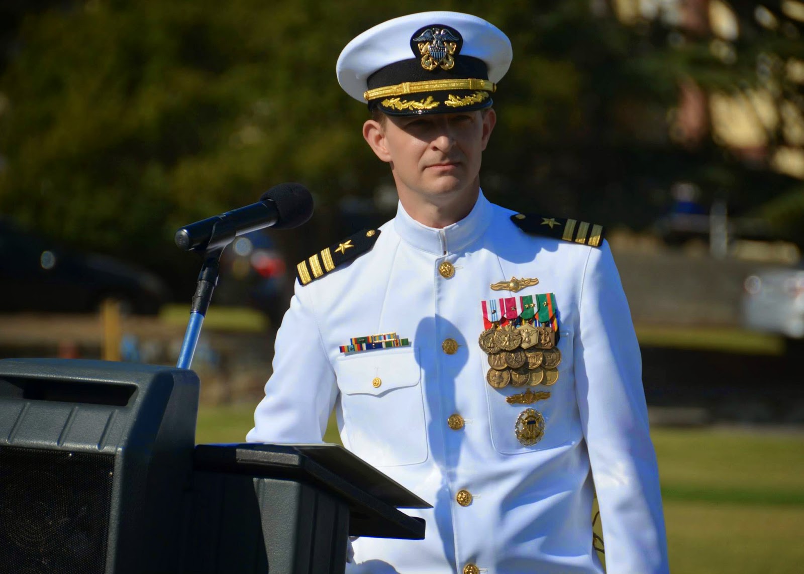 I Like The Cut Of His Jib !! Commander Christopher Slattery assumes