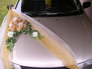 Como adornar el coche de boda 13