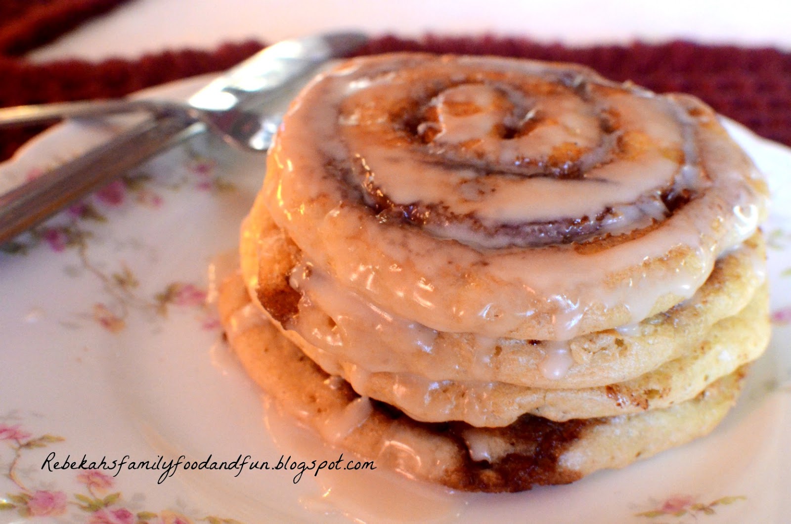 Family, Food, and Fun Cinnamon Roll Pancakes