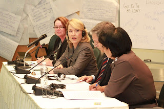 FLETC Director Connie Patrick participates on Women in Law Enforcement Leadership panel at the International Law Enforcement Academy in Bangkok, Thailand. Photo courtesy of FLETC PAO.
