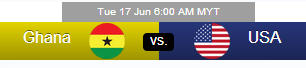 Ghana vs USA