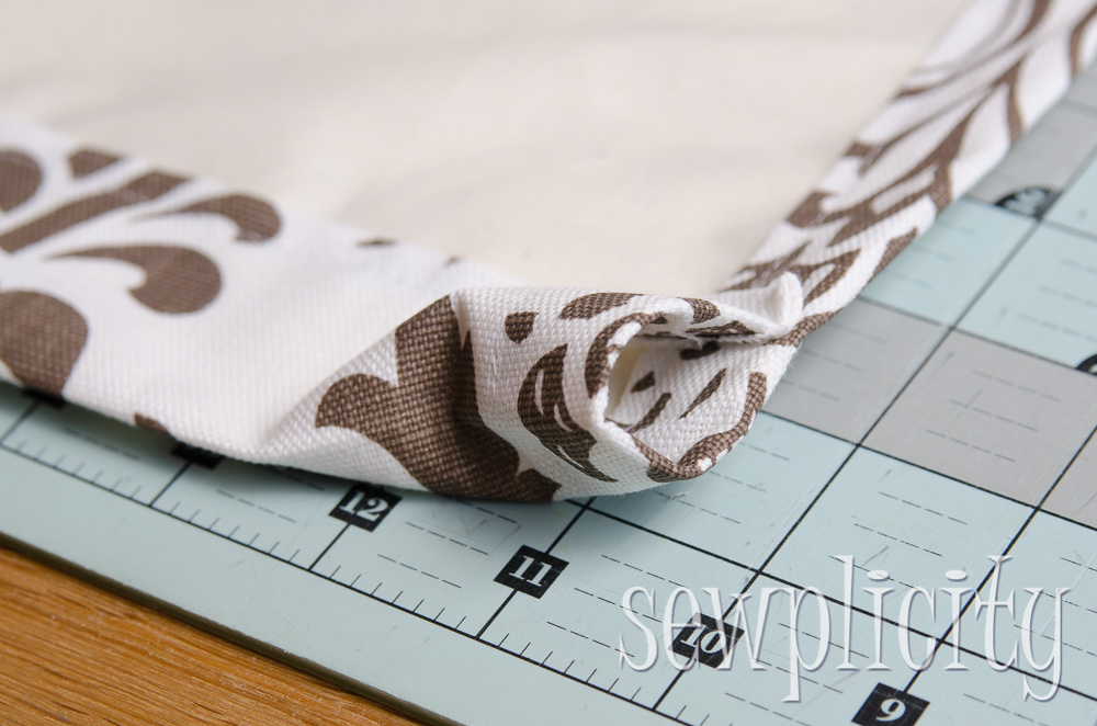Sewplicity TUTORIAL Lined Valance