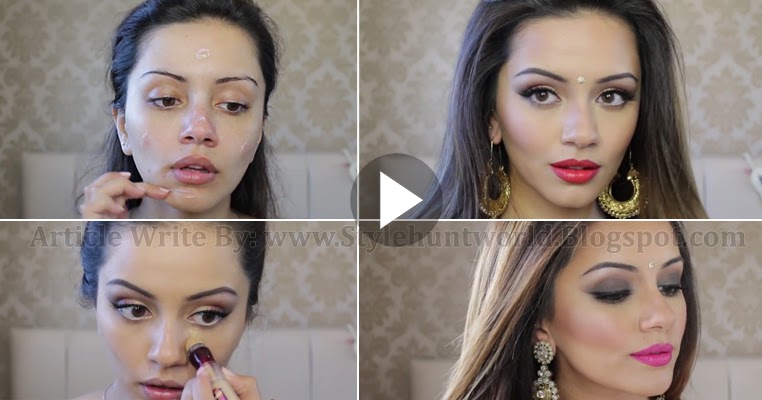 Indian Wedding and Reception Day to Night Makeup Tutorial ...