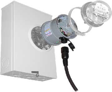 generator meter switch transfer base power network run without