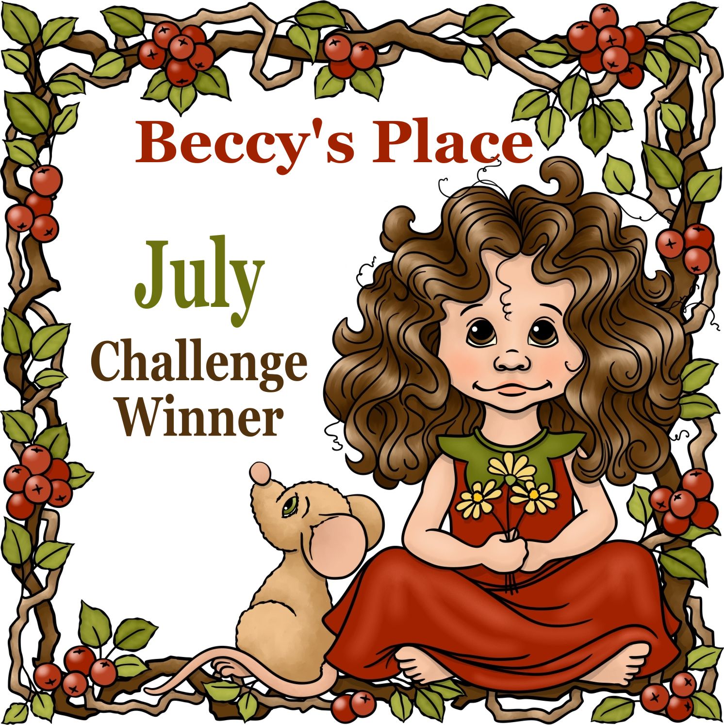 l am a winner from Beccy's Place