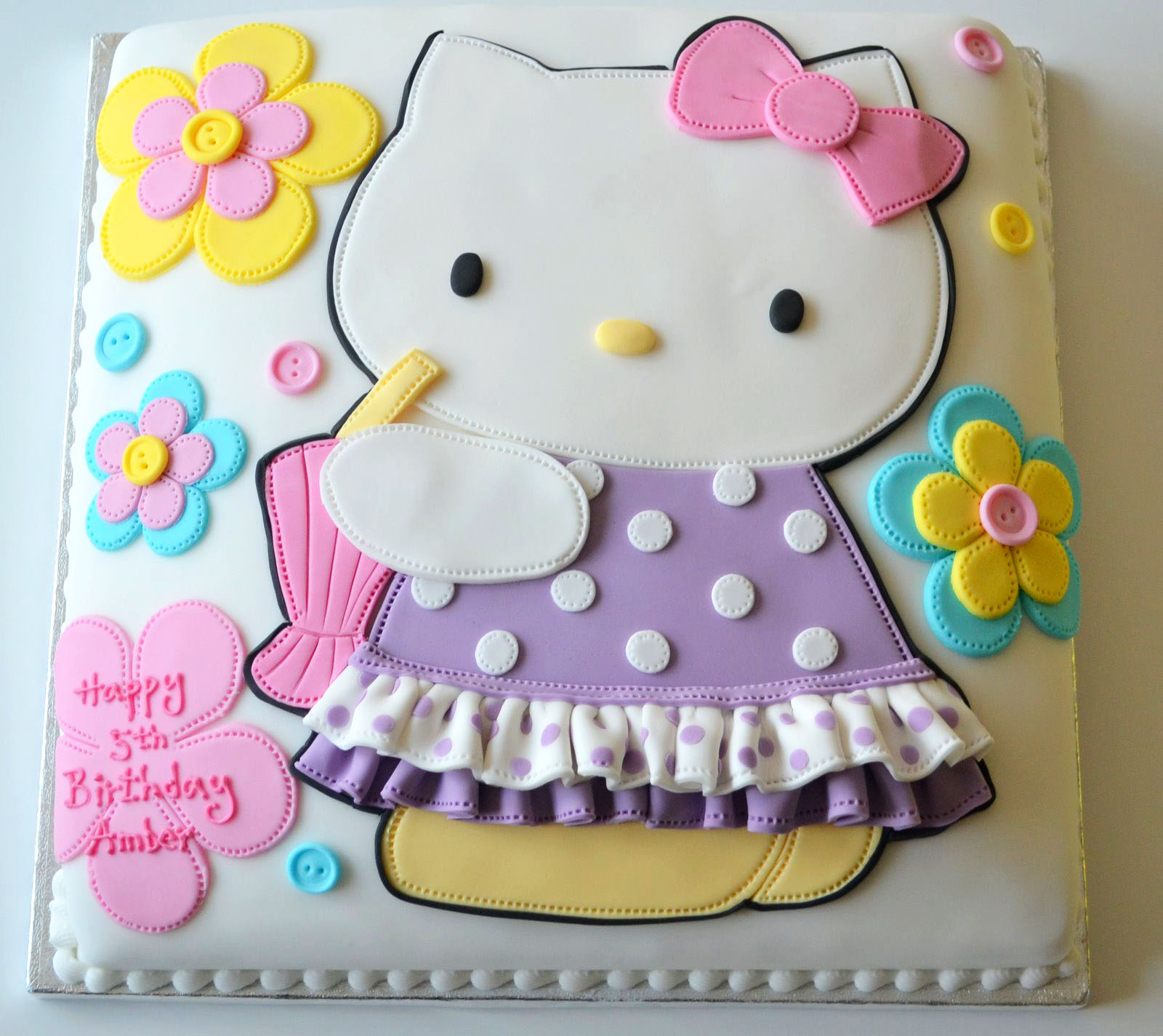 Deborah Hwang Cakes: How to make Hello Kitty cake