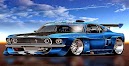3D Wallpaper Widescreen Water Cars