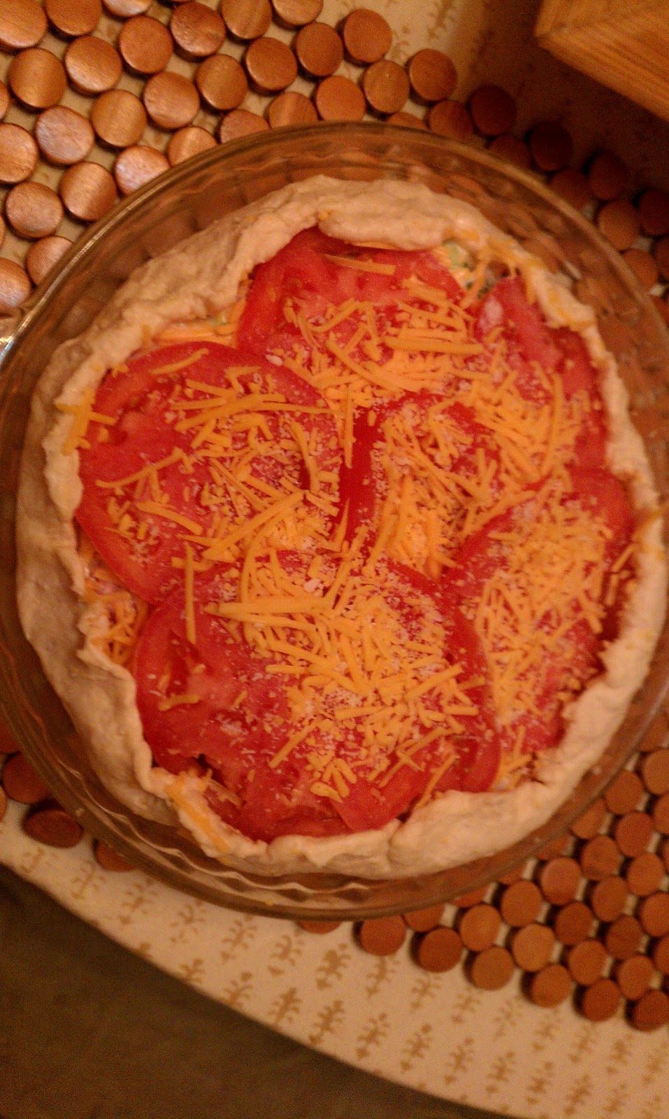 Bon Appetit Tomato and Cheddar Pie Foodie in WV