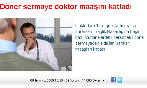 Topluma Gore Doktor Maasi Doktor Maasi Yorumlari