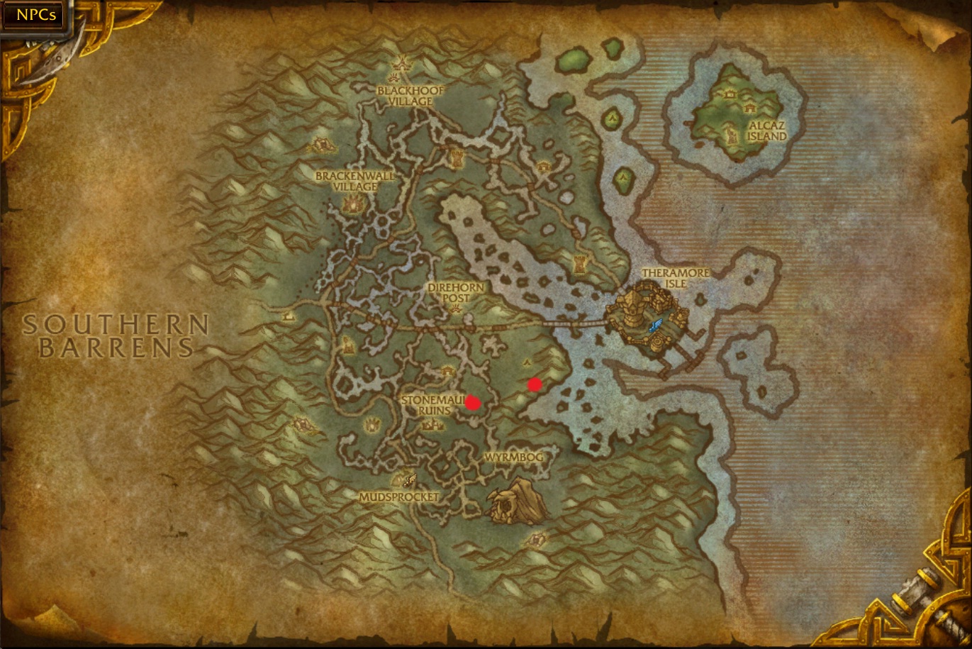 Thousand Needles Map