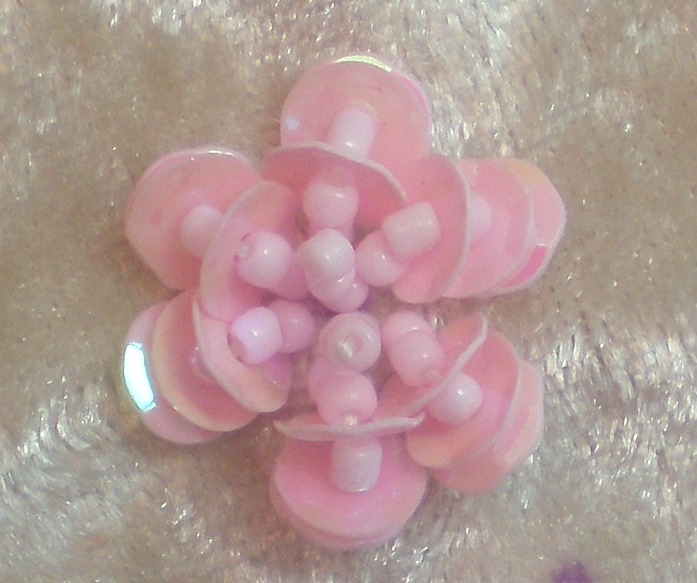 Diane's Decorating Diary Sequin flower