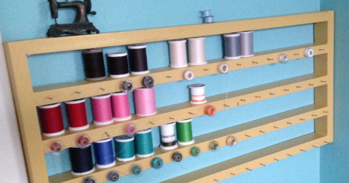 The Oxford Family: DIY Thread Rack Tutorial