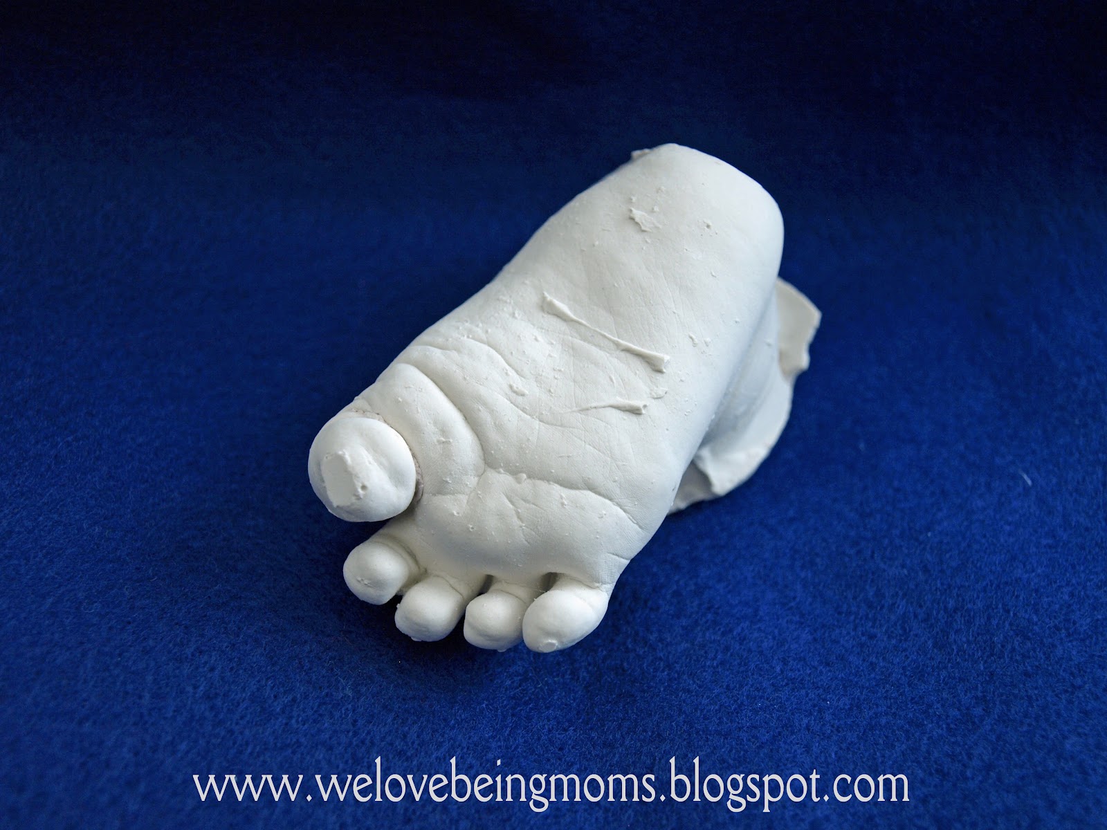 We Love Being Moms! Hand Molds!