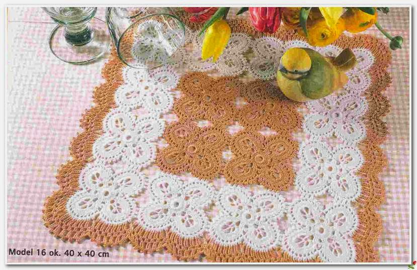 Crochet Square doily crochet