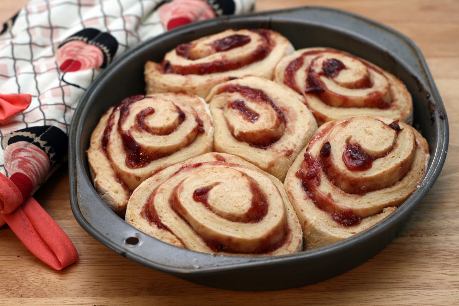 Jam Filled Buttermilk Sweet Rolls with JamCream Cheese Frosting Coconut & Lime