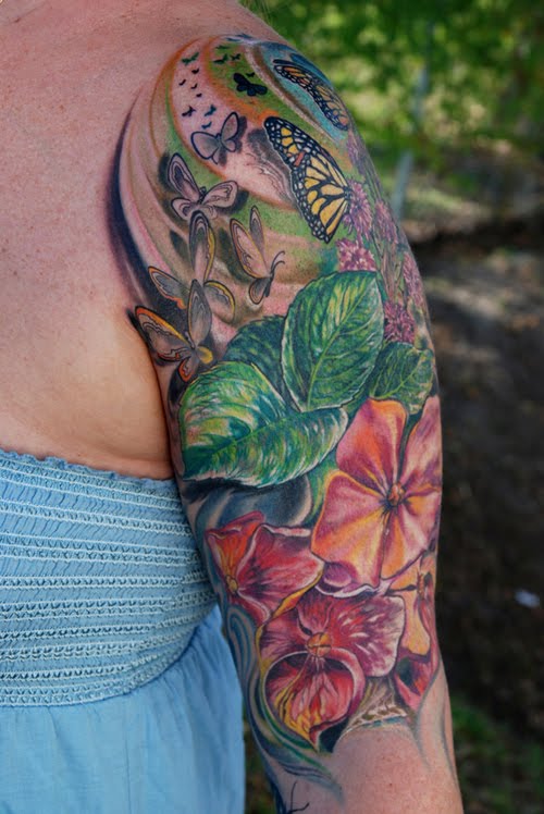 Butterfly Tattoos for Women | Half Sleeve Tattoos For Women