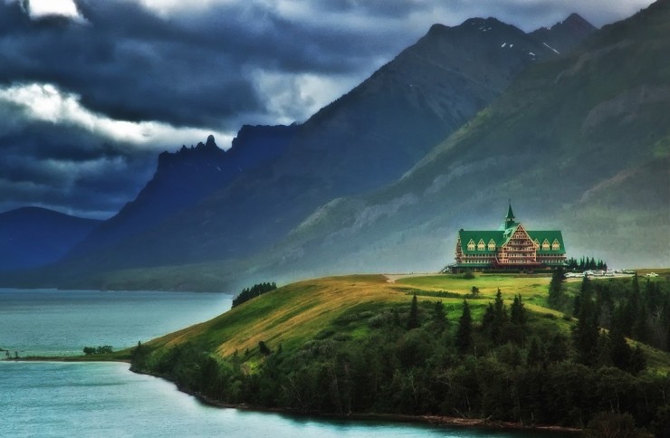 Waterton Lake – a Natural Wonder Embedded in the Mountains, Canada Waterton Lake – a Natural Wonder Embedded in the Mountains, Canada